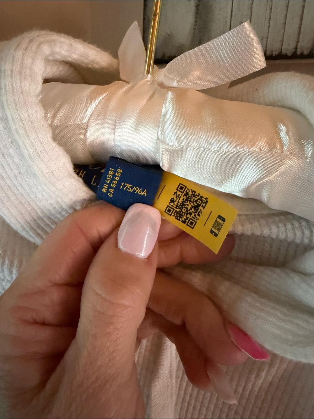 Polo Ralph Lauren Waffle-knit Cotton Hoodie-White $89 MSRP - Picture 5 of 13